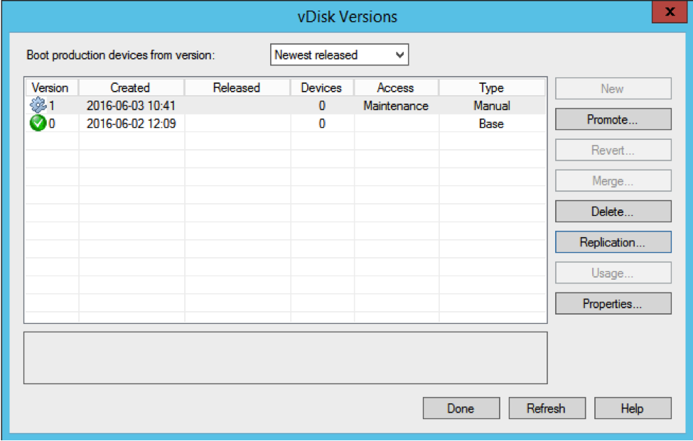 Abbildung des Citrix Provisioning-Upgradeprozesses